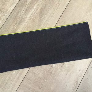 Denim Unlined Zipper Pouch - 37.5cm x 14.5cm